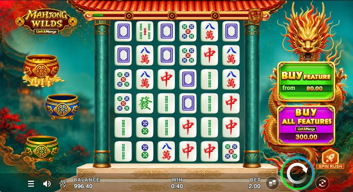 Mahjong Wilds Link & Merge