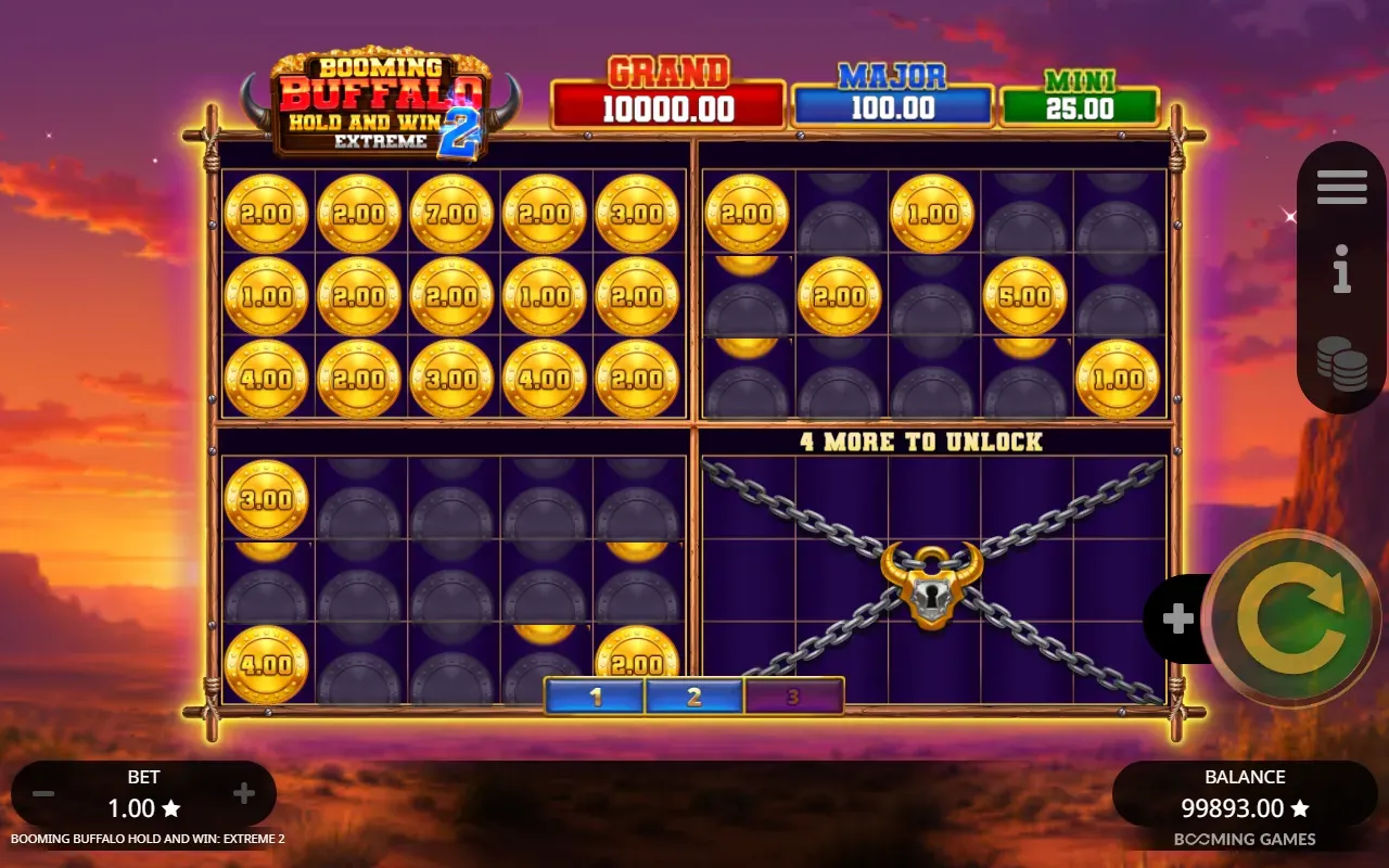 Cuadrículas del Hold and Win