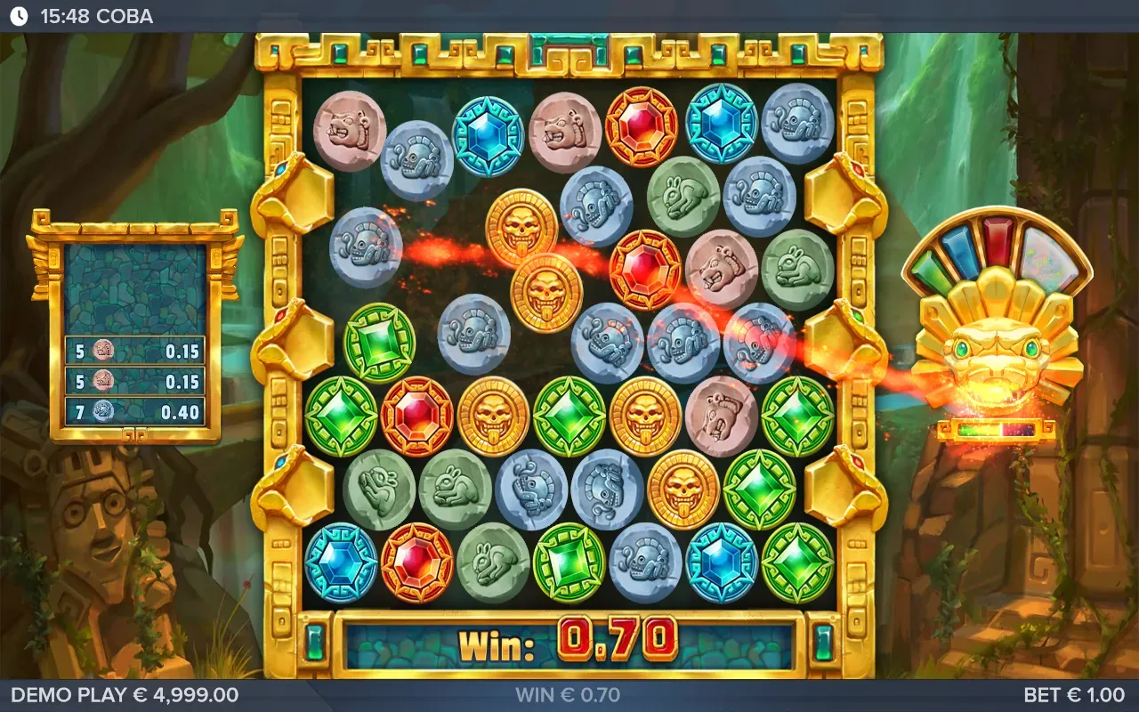 Avalancha en el juego base de Coba