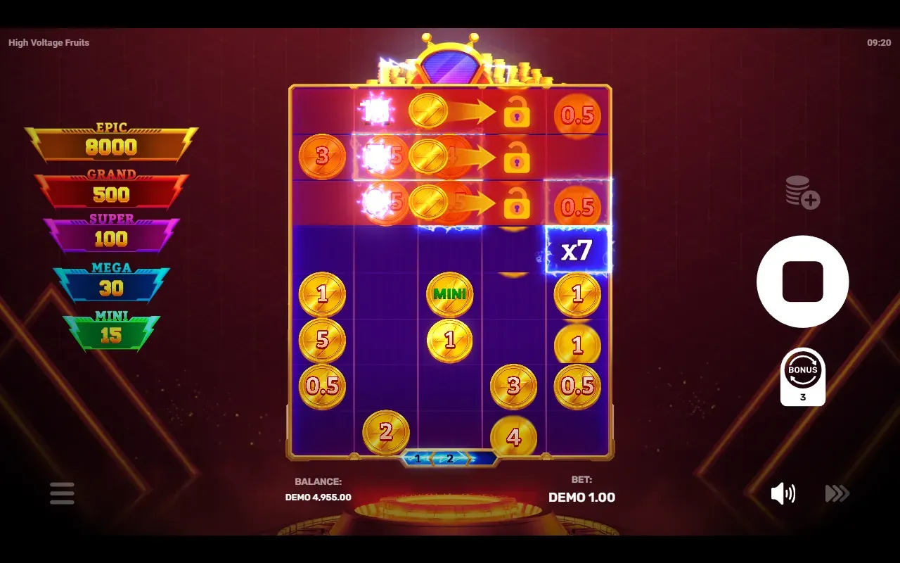Bonus Game con x7