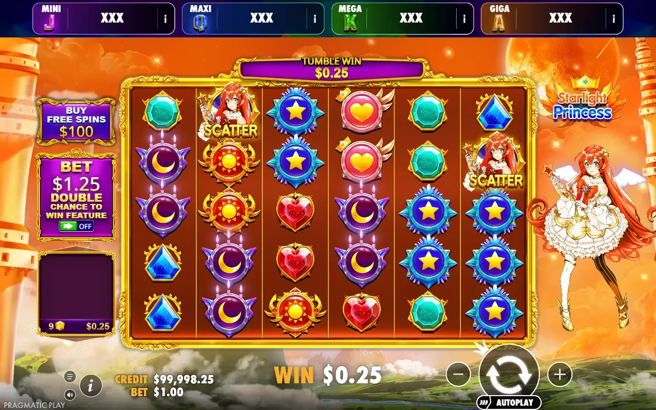 Cascada en el juego base
