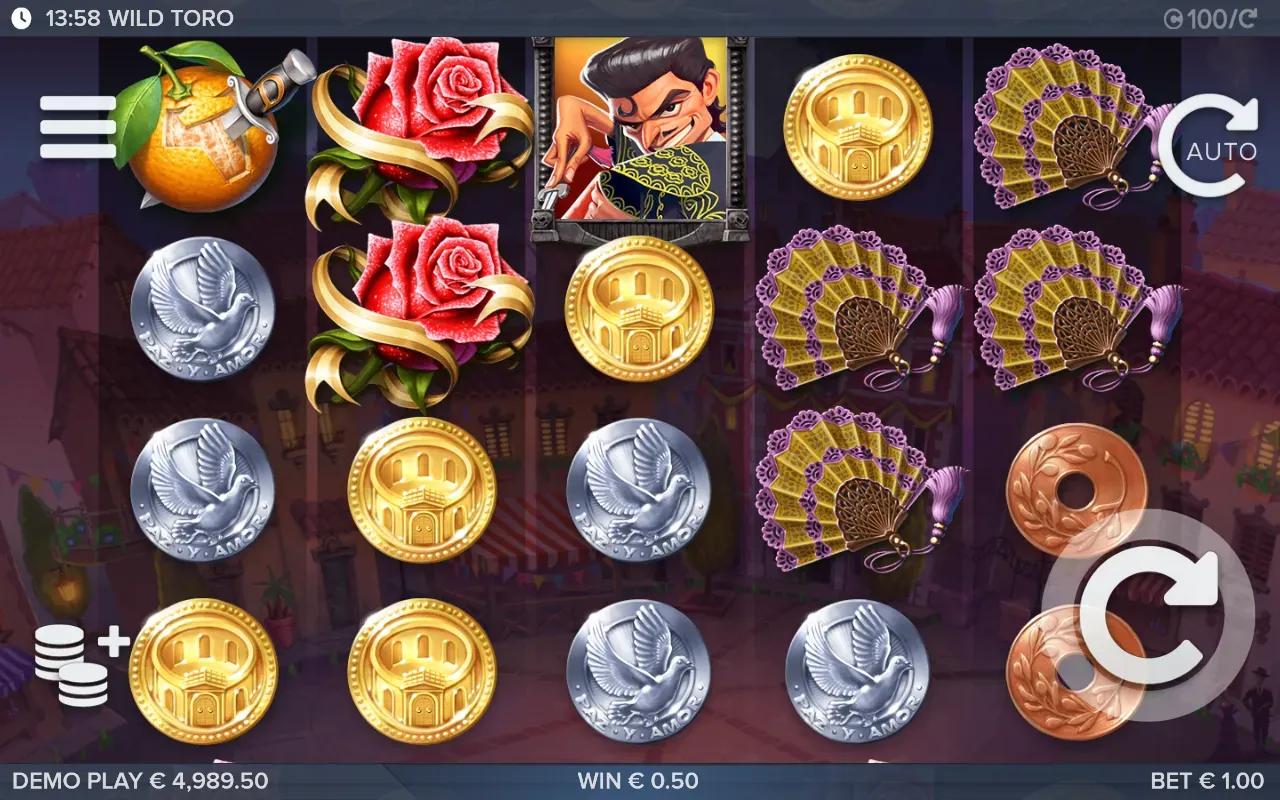 Monedas de oro en línea conectada